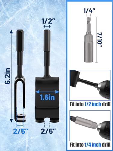 Outil universel d'ancrage à glace pour abri de pêche et couture d'insert - 3
