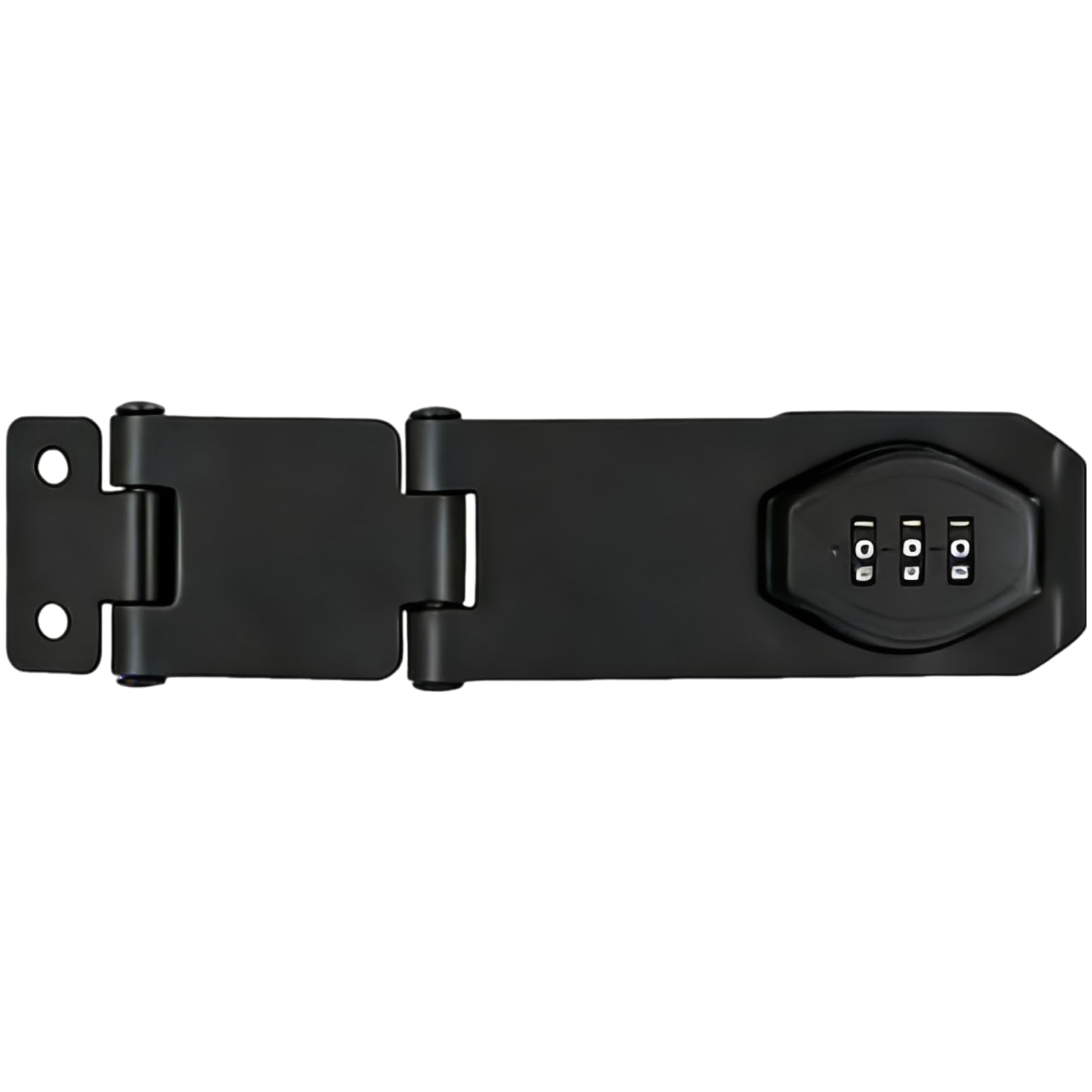 Loquet rotatif en métal noir pour sécuriser les congélateurs et tiroirs