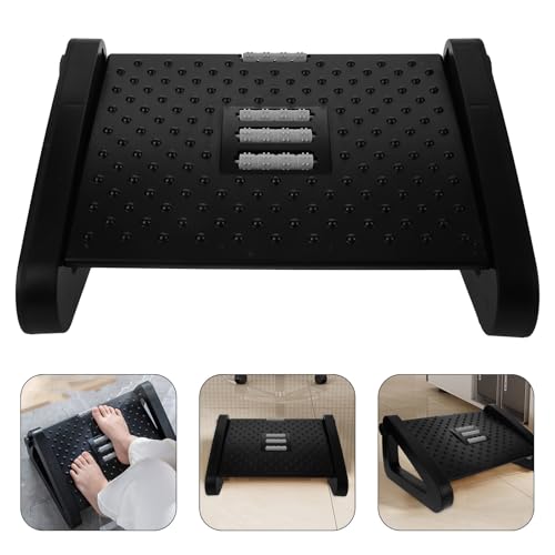 Repose-pieds réglable antidérapant avec surface de massage ergonomique