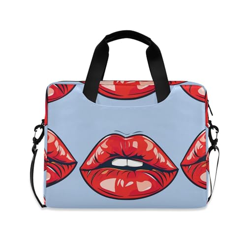 Maletín para laptop ALAZA Red Lips 13-15.6 pulg miniatura 1