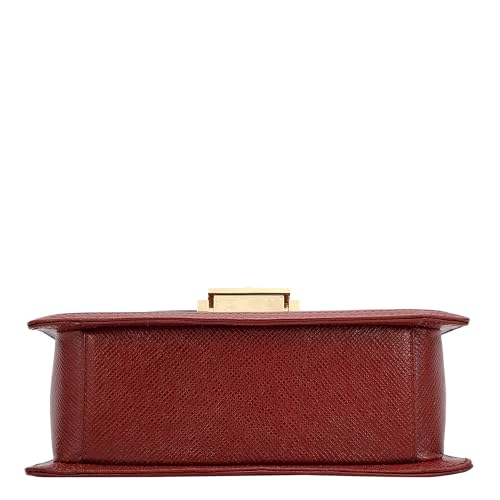 Image of Da Milano Leather Satchel Bag for Women (01019SOL)