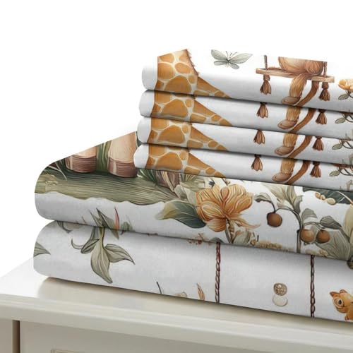 Housse de couette Jungle Super King microfibre lavable machine - 7