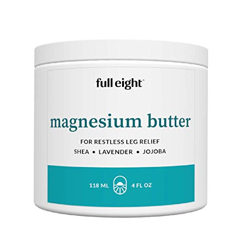 Restless Leg Syndrome Relief Magnesium Cream - Fast Absorbing and Natural Relief for RLS, Sore Muscles, Agitated Legs - Rest Better and Wake Refreshed (Travel Use - 4 oz.)