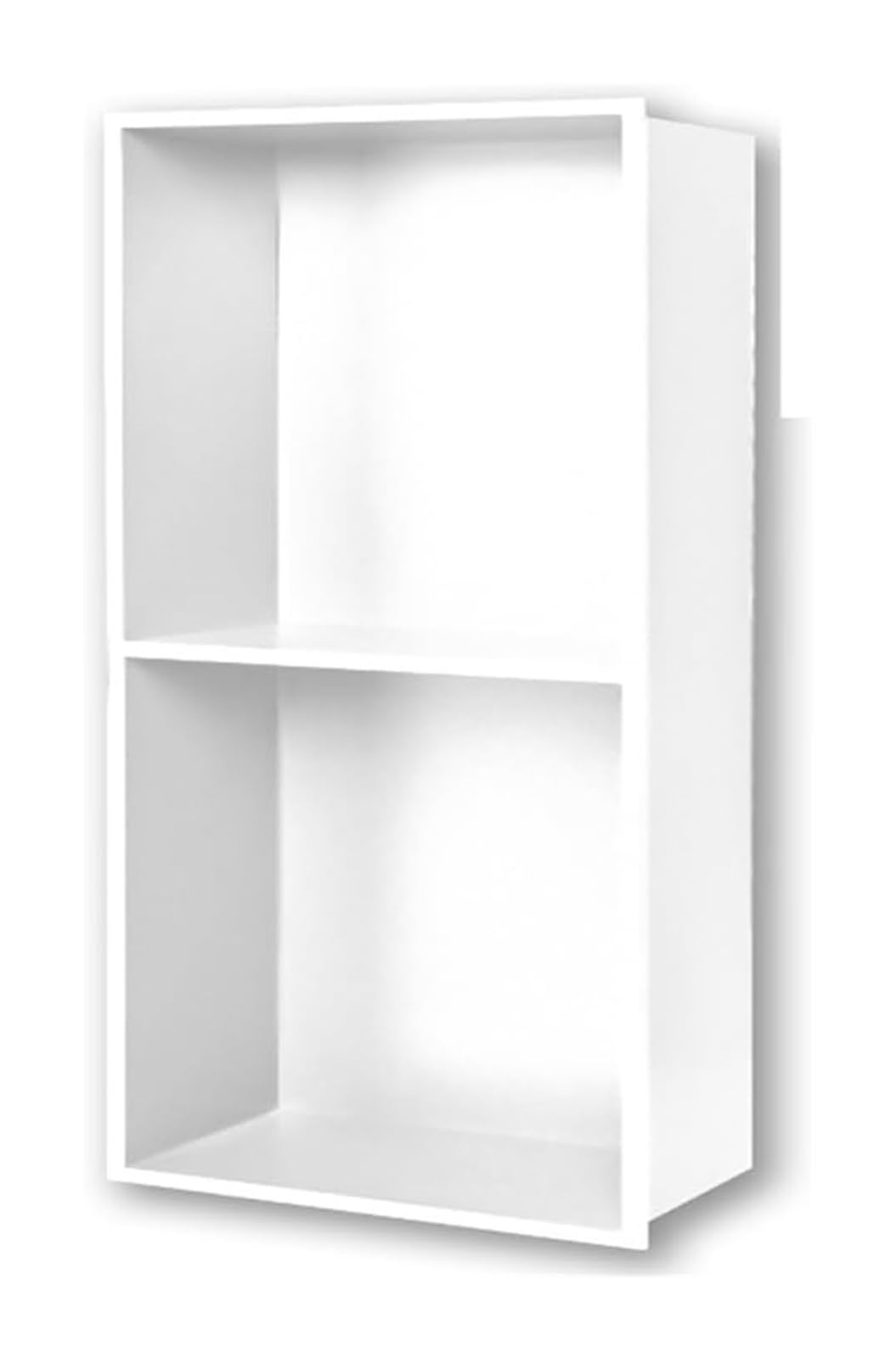 AYCDL Stainless Steel Shower with Built-in Storage One-Piece Design for Bathroom nization Space-Saving Solution Modern Shower Shelf,Bianco-70x28x12.5cm