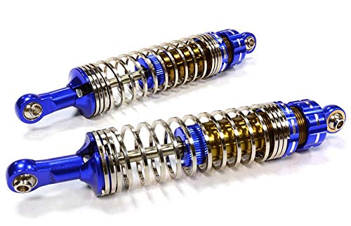 Integy RC 2 Stage Progressive Square Spring Shocks for SCX-10, SCX10 II & SCX10 III L=90mm