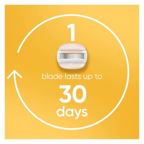 Gillette Venus Moistureglide Women's Razor Refills, 8 Refill Cartridges, Fits Venus Reusable Razor Handles, 5-Bladed Razor Blades with Built-in Shave Gel Bars, Women's Razor - image 5