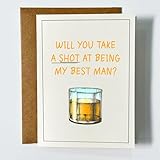 Tuadeca Will You Take a Shot at Being My Best Man Drinking Pun...