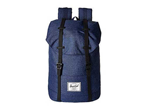 Image of Herschel Retreat Backpack, Eclipse Crosshatch /Black Rubber, Classic 19.5L
