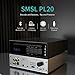 SMSL PL20 HiFi CD Player for Home, CD Ripper, Bluetooth Car CD Players, 2*CS43131 Chip, USB Drive/Bluetooth Input RCA/BT/3.5mm/4.4mm Balanced/Optical/Coaxial Digital Output, Black