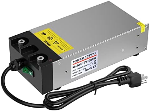 IMAYCC 1000W SMPS AC to DC Converter 12V Power Supply 110V to 12V Converter Transformer Max Current 83.4A