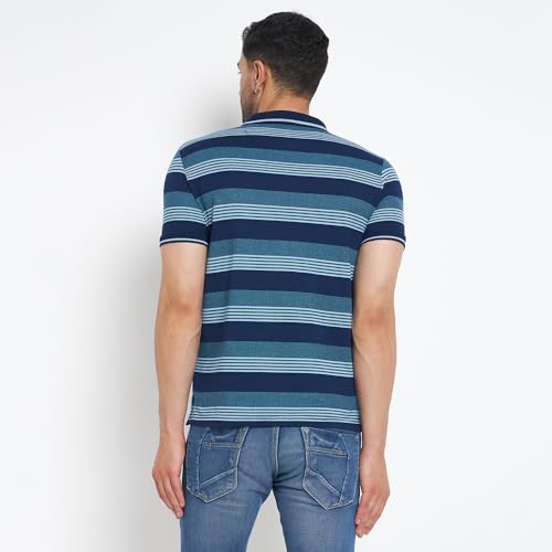 Image of Duke Men's Striped Slim Fit T-Shirt