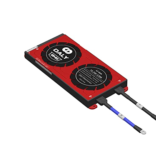DALY Smart BMS 24V L-ion 7S 120A with Bluetooth Module Resetting Program Common Port for DIY Lithium Battery Pack(Smart BMS,120A)2