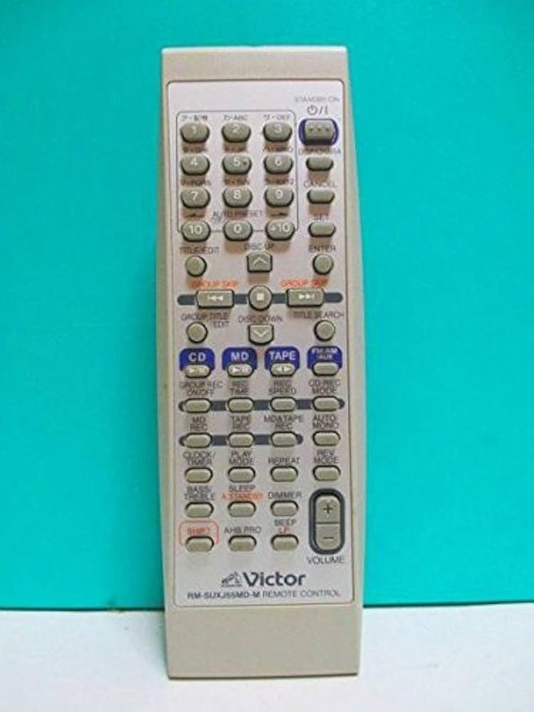 ビクター オーディオリモコン RM-SUXJ55MD-M d2ldlup Amazon | ビクター オーディオリモコン RM-SUXJ55MD-M | JVC