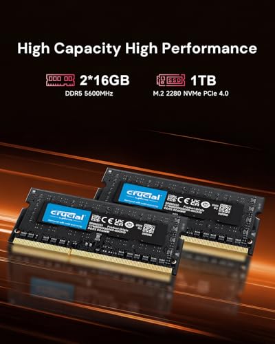 Image of wo-we P8 Mini PC AMD Ryzen 5 7640HS(Upgraded 6600H /6800H,up to 5.0GHz) 32GB DDR5 1TB PCIe4.0 Mini Desktop Computer, USB4 8K,Triple Display, Dual 2.5G LAN WIFI6E /BT5.2 /HDMI /DP /AMD Radeon 760M Gaming PC