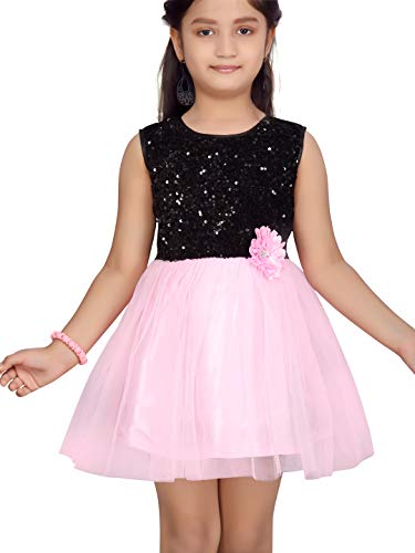 Image of muhuratam Girls Solid Regular Dress