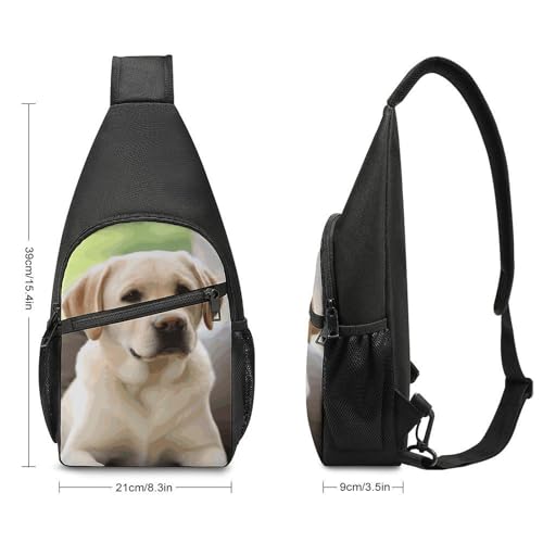 Bolso bandolera para senderismo estilo Labrador miniatura 2