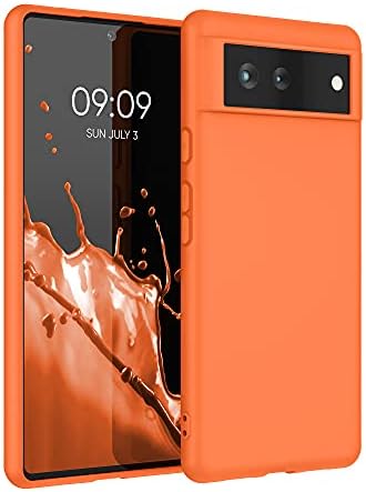 kwmobile TPU Case Compatible with Google Pixel 6 - Case Soft Slim Smooth Flexible Protective Phone Cover - Lavender