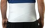 Medline Elastic Criss-Cross Back Supports, Helps Reduce Abdominal Muscles, Contoured for Hip and Back, Size Large, 1 Each
