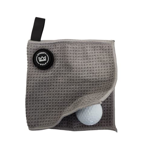 Image of Golf Ball Towel - Small Magnetic Greens Towel - Golf Ball Cleaner for Around The Greens - Pocket Towel and Magnet Hand Towel