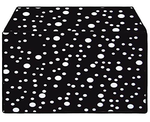 Image of Microwave Oven Top PVC Cover for Samsung 28L | CE1041DSB2 /TL | Convection Microwave Oven | Full Closure Cover for Samsung | Attractive Digital Prints | Dustproof |Water Resistant (Black)