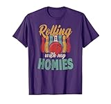 Rollin with my Homies Retro Bowling T-Shirt