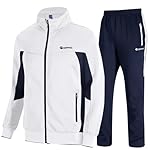 TBMPOY Men's Tracksuits Sweatsuits for Men Sweat Track Suits 2 Piece Casual Athletic Jogging Warm Up Full Zip Sets