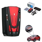 KF Premium Red Car Radar 16 Band V7 GPS Speed Safe Detector