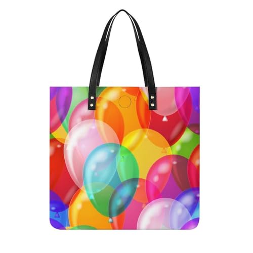 Sac à bandoulière tote bag pour voyage et escapades | Cabas femmes ballons 39x39