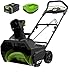 Produktbild Greenworks 80V Akku-Schneefräse mit 4Ah Akku, 2A Ladegerät, Schneefräse für Einfahrten, Gehwege, Terrassen, bürstenloser Motor, 51 cm Räumbreite