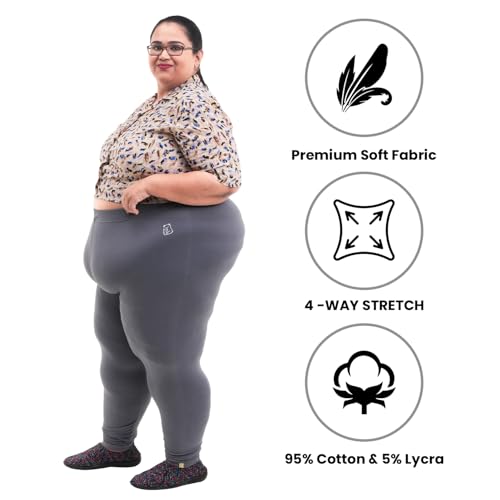 Image of BIGTEES Cotton Leggings for Women Full Length | Stretchable, Soft & Comfortable Pants for Women