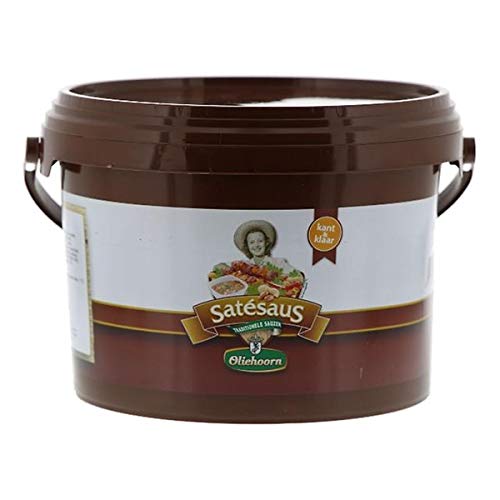 Oliehoorn Satay Sauce prête à l'emploi - Seau de 2,5 kg
