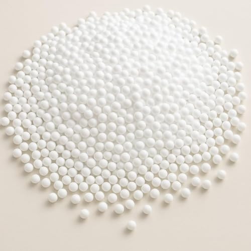 Image of Biggie Bean Bag Filler 2 Kg | Virgin Polystyrene Beans Refill for Bean Bags | Lasts Up to 60% Longer | Weight Guarantee | Premium Cushioning Beads (White) for Bean Bag Refilling Only