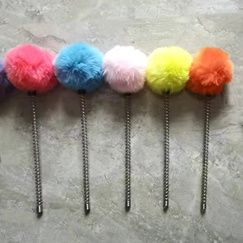 Shengocase 5-Pack Screw In Replaceable Cat Spring Ball Toy With Bell, Cat Scratching Post Cat Tree Tower Replacement Hanging Toy #TOP4