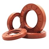 1 Pcs FKM Skeleton Oil Seal TC/TG4, 190mm x 220mm x 16mm High Temperature Fluorine Rubber Shaft Seal for Industrial Hydraulic Pump, Gearbox, Automotive Transmission