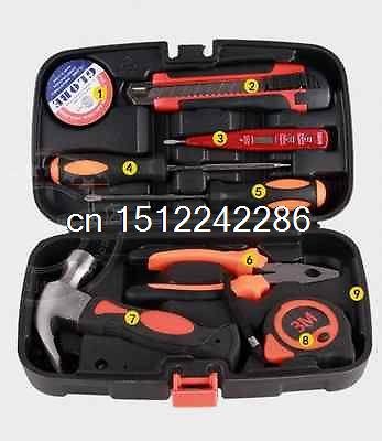 Hogar hardware Kit de electricista carpintero reparación herramientas de un juego de 9 piezas