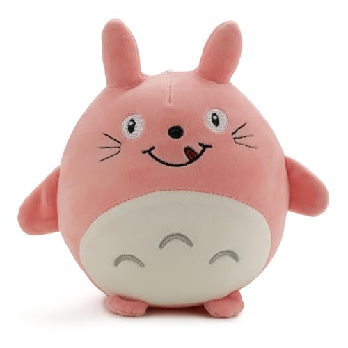 Image of Pink Donut Soft Plush Toy for Kids, Babies, Toddlers & Children, Cute Hug-Friendly Stuffed Toy, Safe, Lightweight & Easy to Clean (25CM)