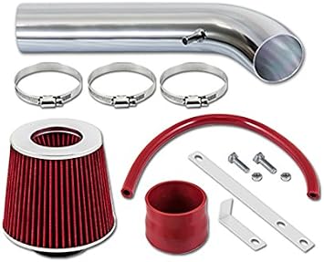 Red Short Ram Air Intake Kit + Filter Compatible with 94-95 Isuzu Trooper Rodeo 3.2L V6 SOHC Engine only