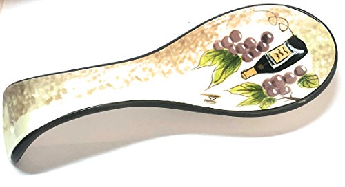 Dlusso Tuscany Red Wine Ceramic Spoon Rest