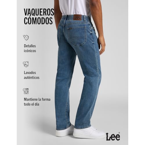 Lee Straight Fit Mvp Jeans, Azul (Brady), 32W / 32L Hombre - imagen 5