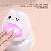 Nail Dryer, Mini UV LED Lamp Cute Cat Shape Fast Drying 8pcs Lamp Chips Portable Nail Light 24W Home Salon LED Nail Lamp Portable Nail Gel Dryer Curing Lamp for Nail Artists DIY