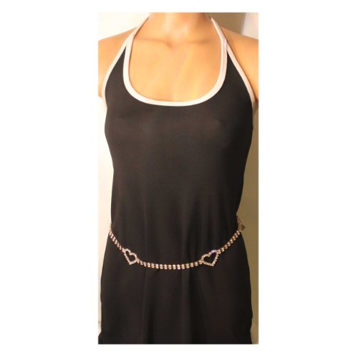 High Fashion Sparkling Rhinestone Chain Belt 22