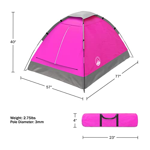 Carpa Wakeman para 2 personas con cubierta y linterna miniatura 4