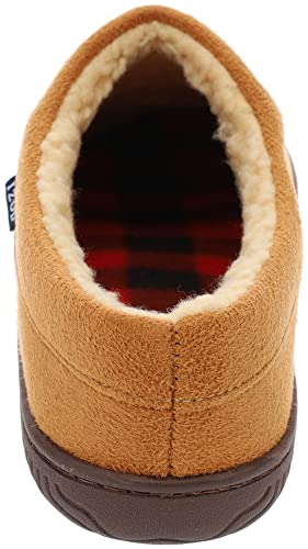 Izod Mens Slipper, Microsuede Clog With Sherpa Fleece Lining, Tan, Size 12 #TOP29