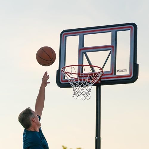 Lifetime Portable Basketball Hoop, Height Adjustable 7.5-10 Ft, Impact 44 Inch Backboard by LIFETIME - Image 2