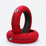 AXXL タイヤウォーマー 12インチ用 NSR50/NSF100/グロム等 (レッド) サーキット レース