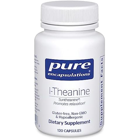 Pure Encapsulations L-Theanine Supplement | 120 Capsules Cover