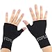 TOFLY - Guanti da artrite a compressione, 1 paio, supporto per pollice e polso, per uomini e donne, 20-30 mmHg, manica da polso per tunnel carpale, dolore al polso e affaticamento, RSI, sport, nero L