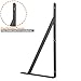 STARVAST 4 Pack Heavy Duty Shelf Brackets 11.8 x 7.5 inch, Floating Shelves Black Triangle Shelf Brackets, 90 Degree Angle Wall Mounted Shelf Supporter Corner Bracket (300x190mm)