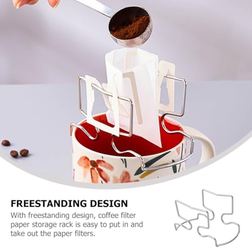 Support à café suspendu réutilisable en inox pour une extraction expresso parfaite - 4